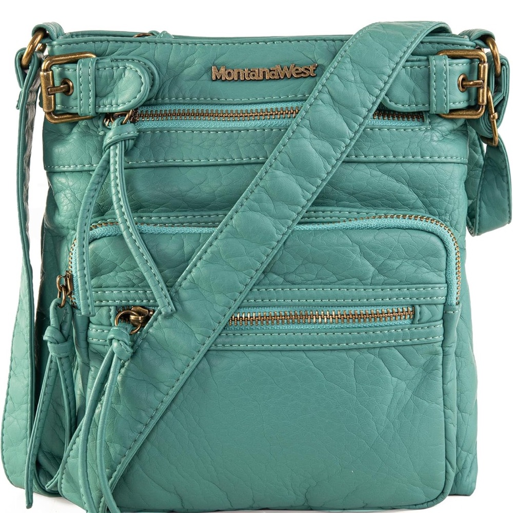 Montana West Aqua Crossbody Bag